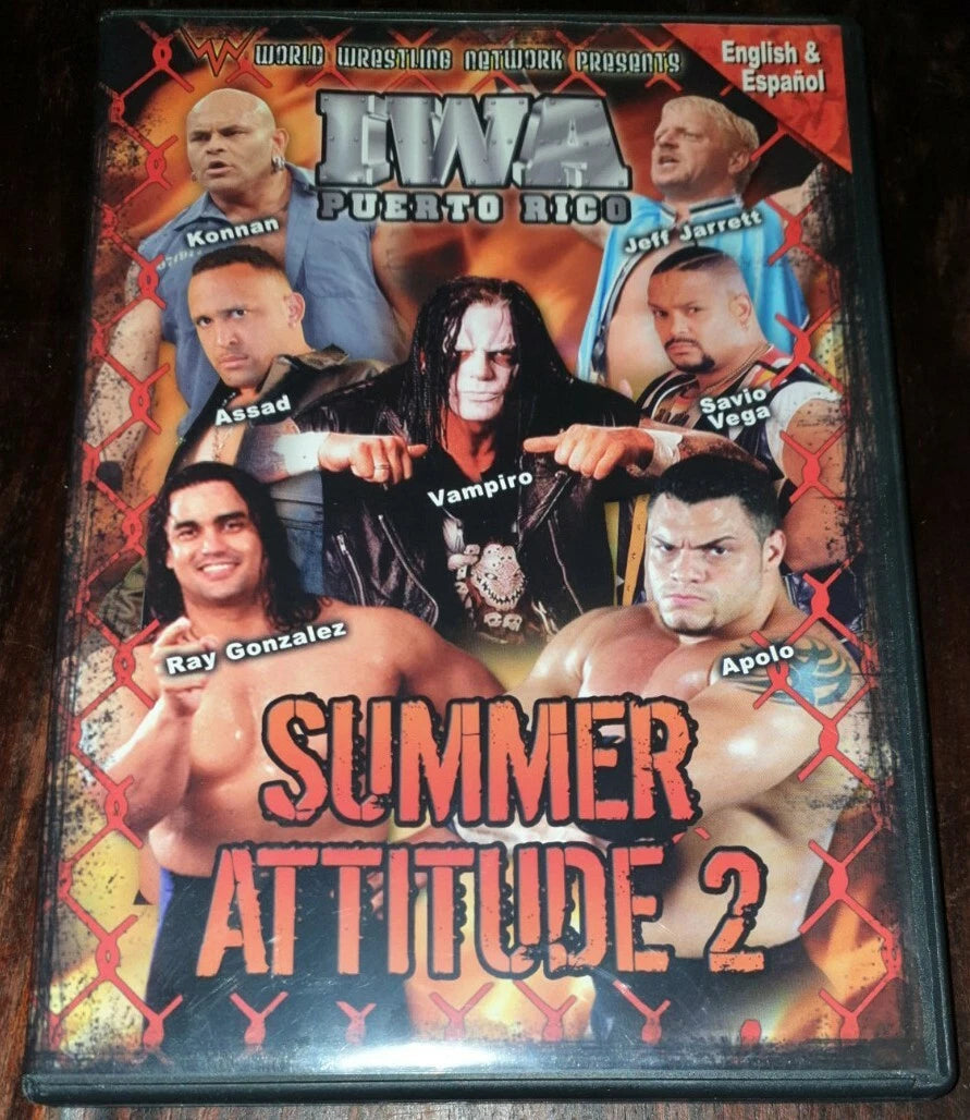 IWA Puerto Rico - SUMMER ATTITUDE 2 (DVD) World Wrestling Network