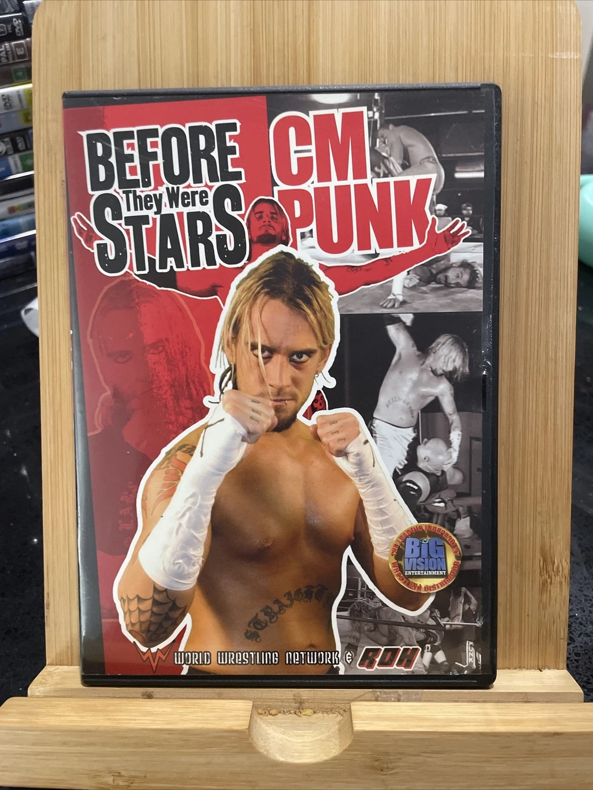 CM Punk Before They Were Wrestling Stars ROH WWN IWA-MS WWE TNA Ufc Dvd