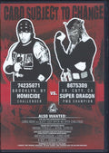 PWG Pro Wrestling Guerrilla Card Subject To Change (DVD) Homicide Super SEALED