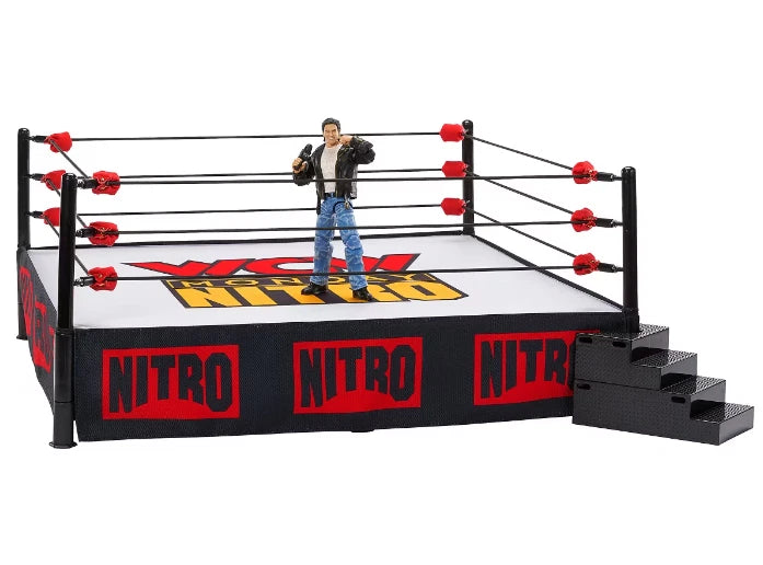 WWE WCW Nitro Ultimate Edition  Scale Ring with Eric Bischoff Ultimate