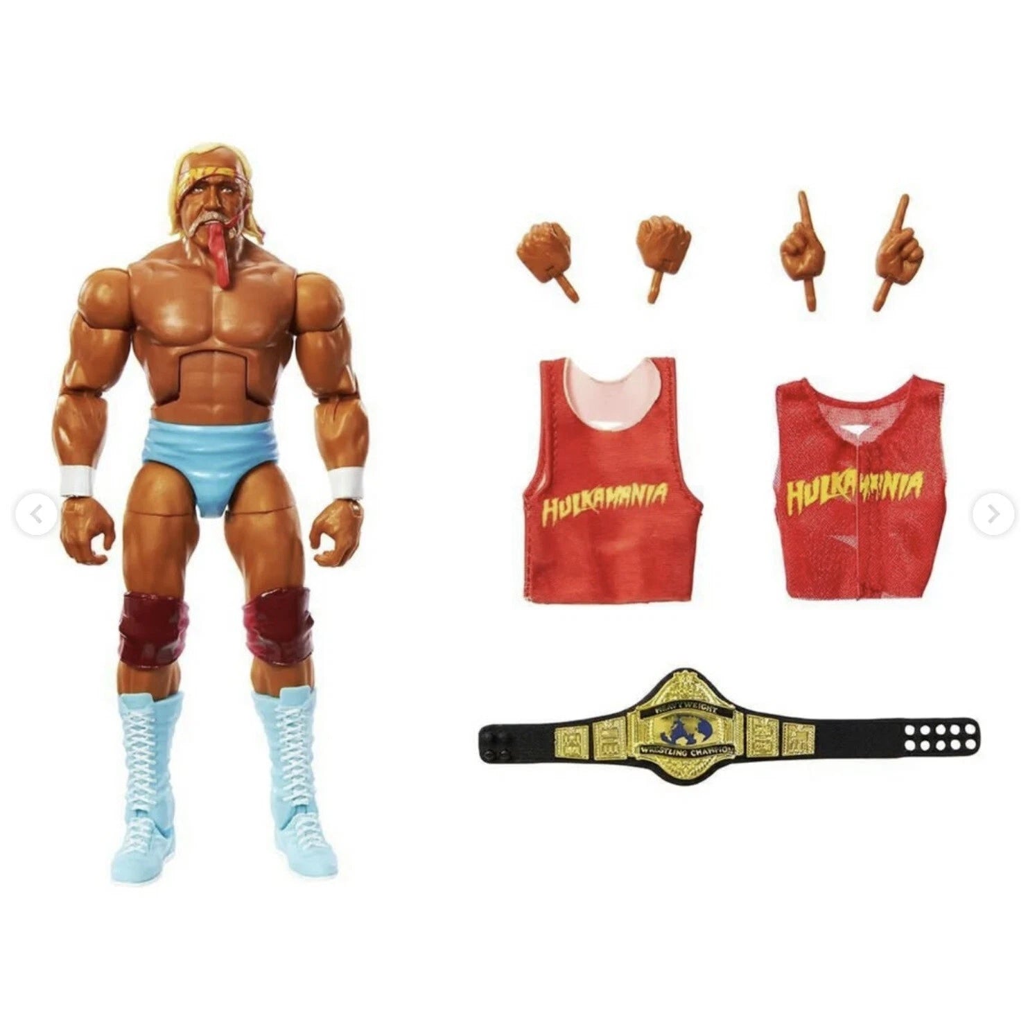 Hulk Hogan WWE Out Of Box Elite Hulkamania 3 Pack Action Figure Mattel WWE