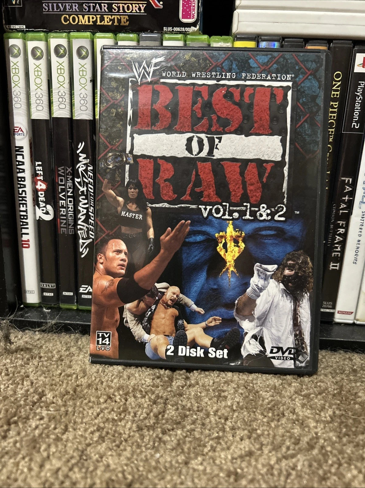 WWF - WWE Best of Raw Vols. 1 2 (DVD, 2001, 2-Disc Set)