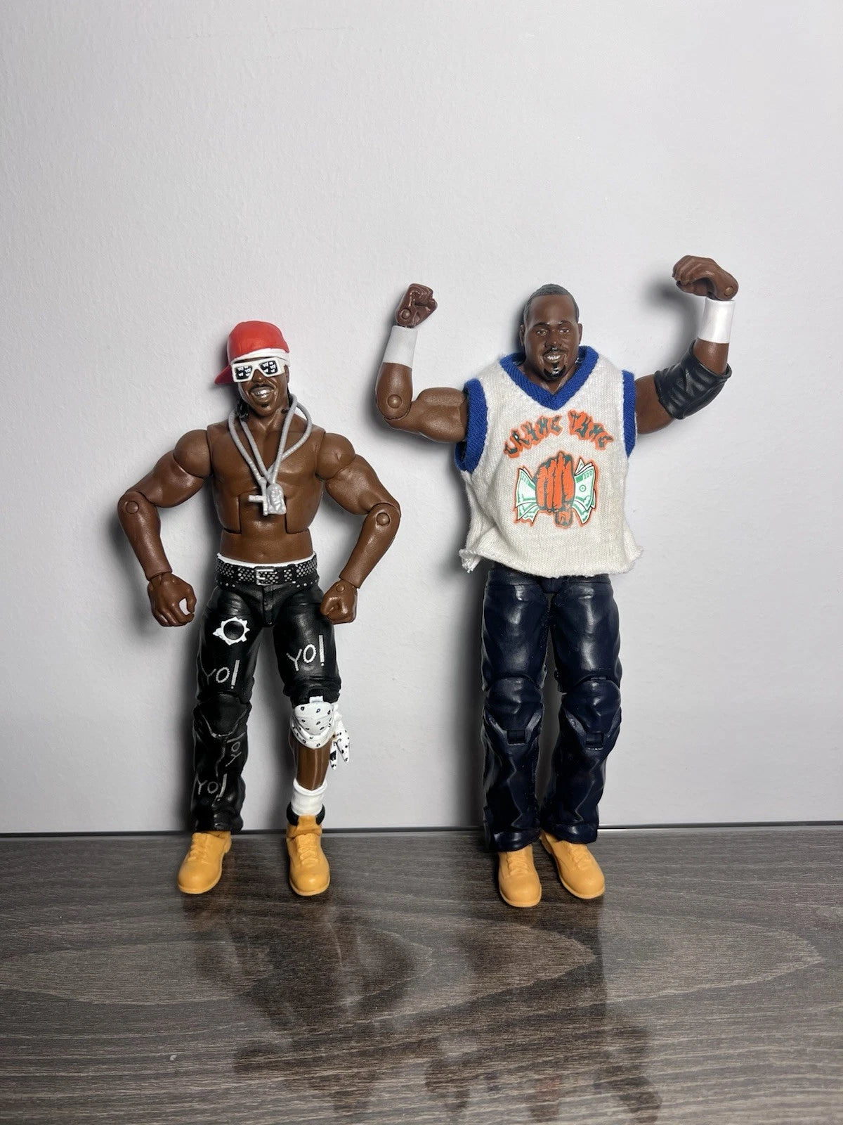 Crime Time Players JTG and Shad WWE Elite 6 Out Of Box Action Figure Mattel 8
