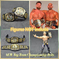 2 x AEW Tag Team Championship Action Figure Belt Title Jazwares