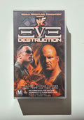 WWF EVE OF DESTRUCTION VHS PAL VIDEO TAPE AND CASE WWE