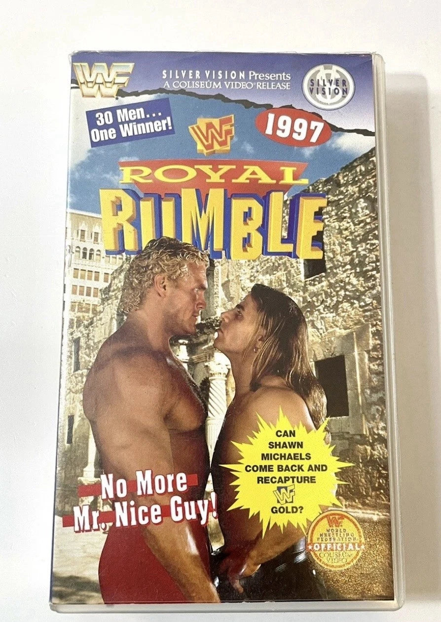 WWE ROYAL RUMBLE 1997 WRESTLING VIDEO VHS TAPE VINTAGE WWF