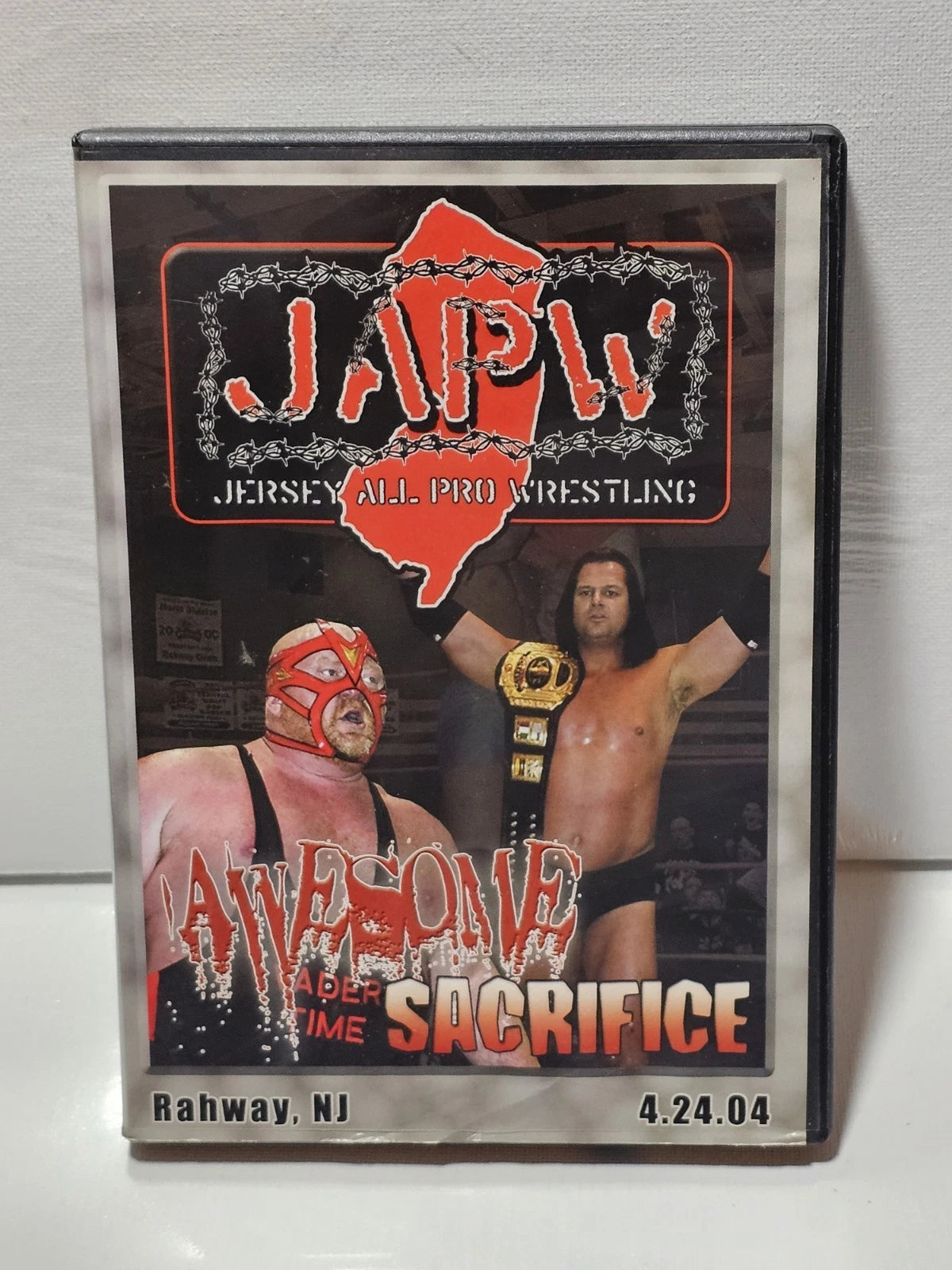 Japw Awesome Sacrifice Wrestling DVD 4/24/04 NJ WWE Sealed New