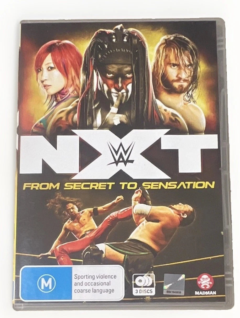 WWE NXT From Secret To Sensation DVD 3 Disc Set Region 4 PAL Wrestling DVD