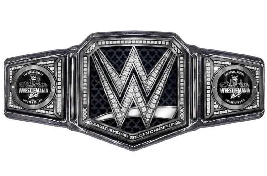 WWE WrestleMania 42 Golden Championship Title Belt LE Las Vegas Authentic