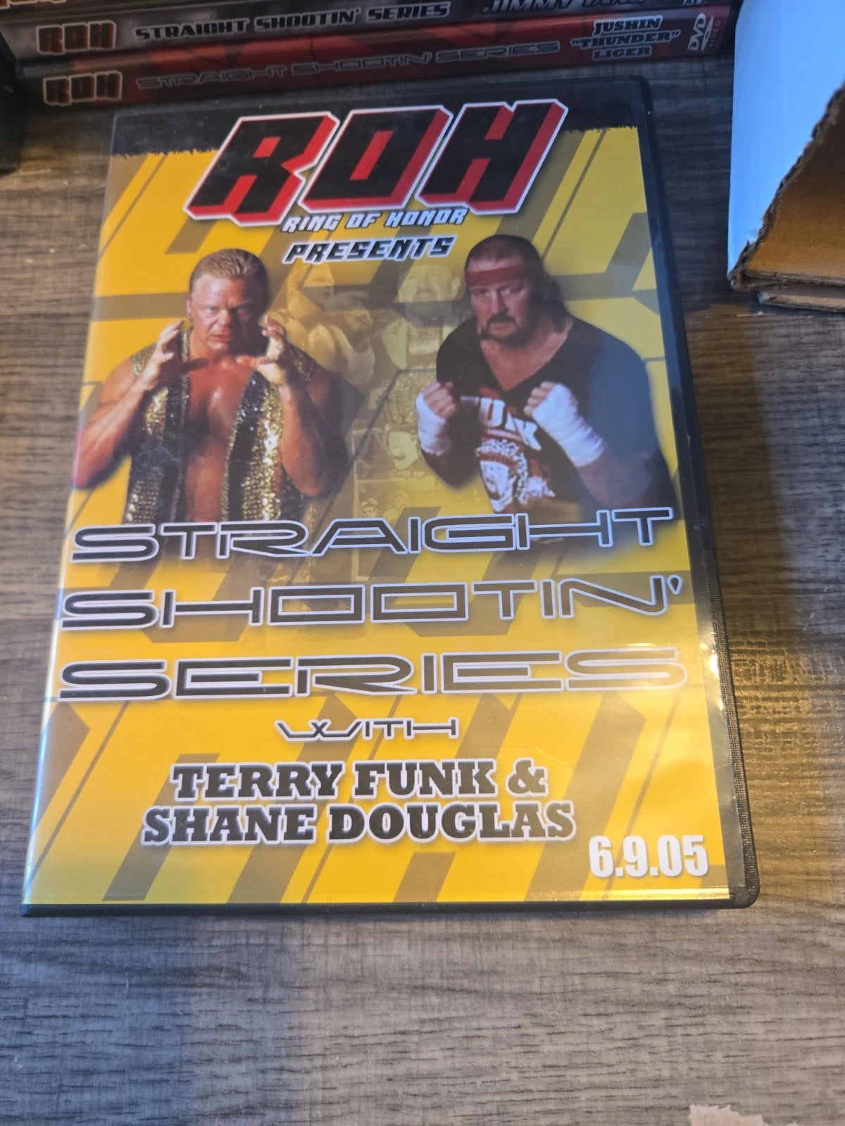 Shane Douglas/Terry Funk- Straight Shootin' Series DVD- ROH/ECW/WCW Wrestling