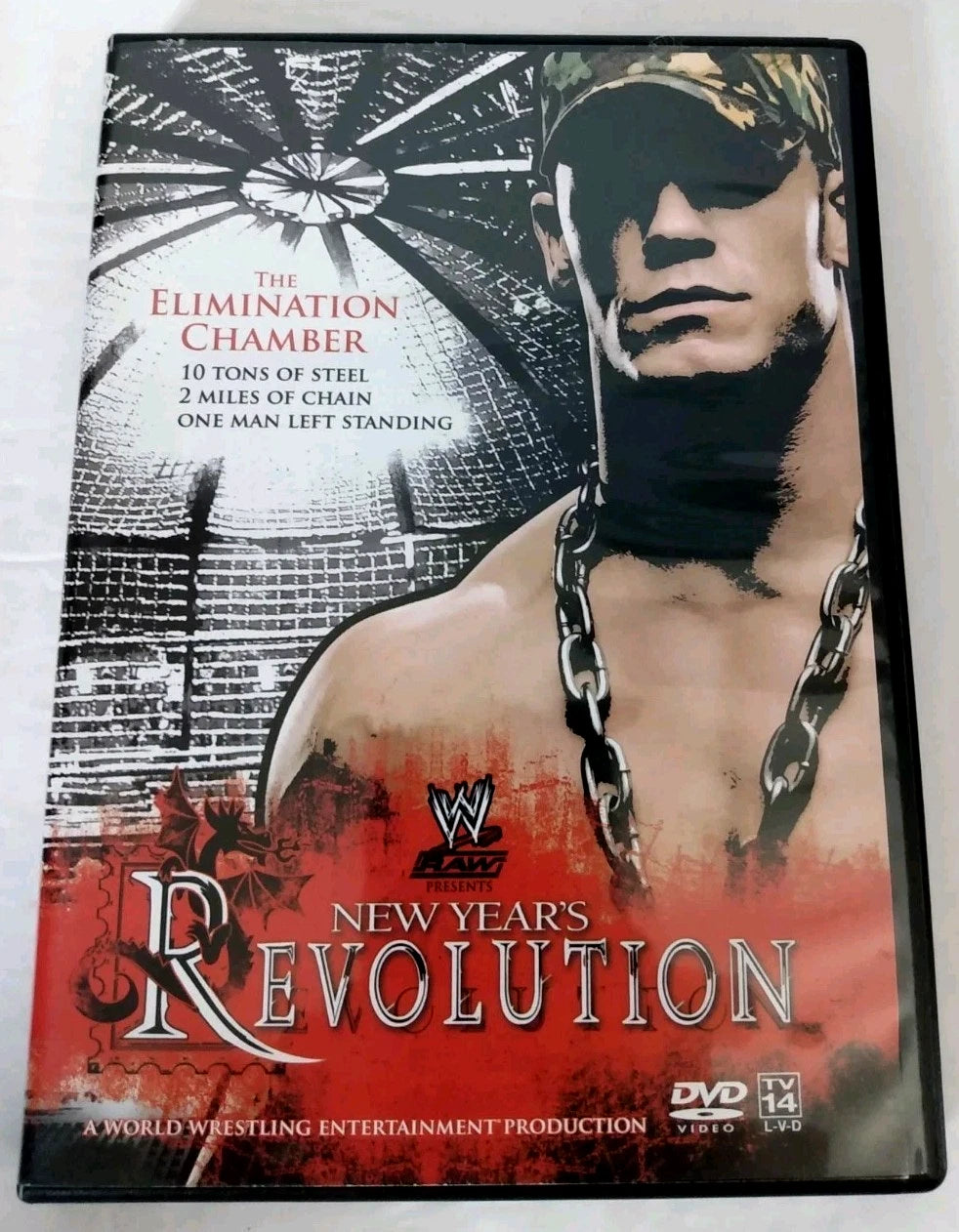 WWE: New Year's Revolution 2006 DVD Ric Flair John Cena Kurt Angle Trish Stratus