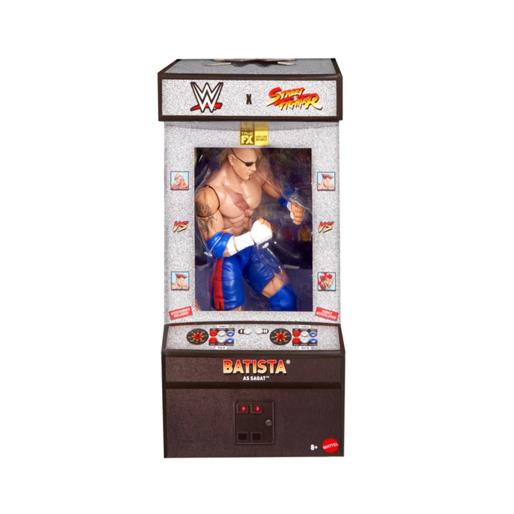 Batista WWE Elite Street Fighter Action Figure Mattel