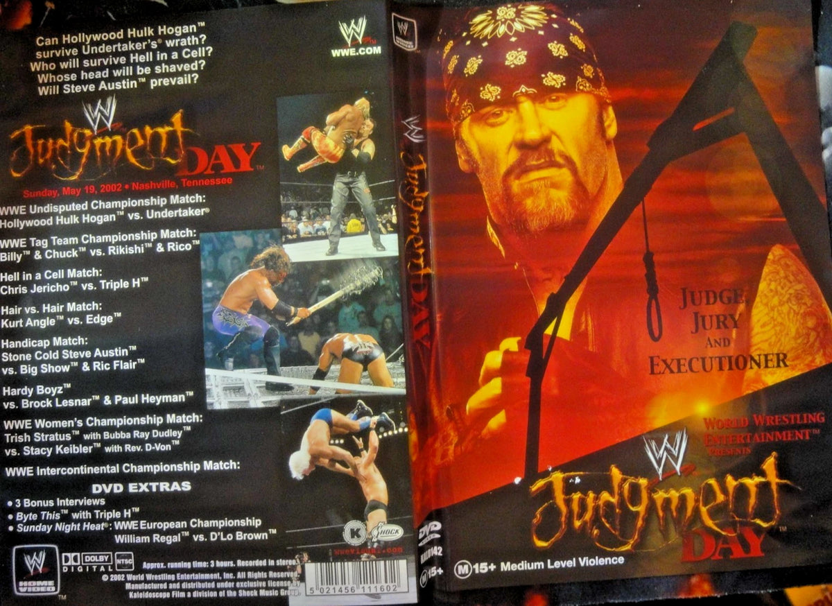 WWE Judgement Day (DVD, 2002) NTSC