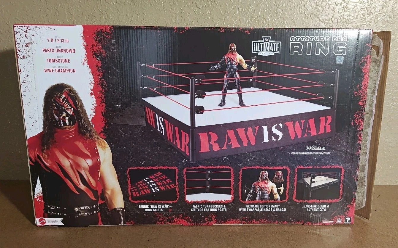 WWE Ultimate Edition Attitude Era RAW IS WAR Ring