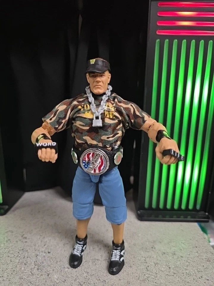 Mattel WWE Elite John Cena (You Can't See Me) Loose Complete Figure From 3 Pack