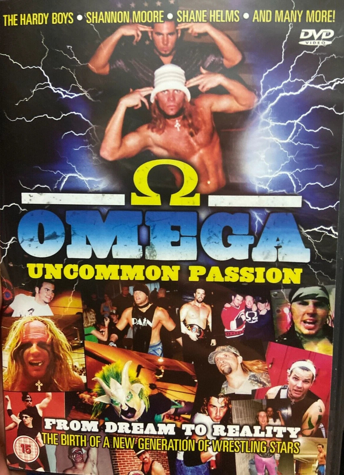 OMEGA Uncommon Passion DVD (The Hardy Boys pro wrestling documentary WWE