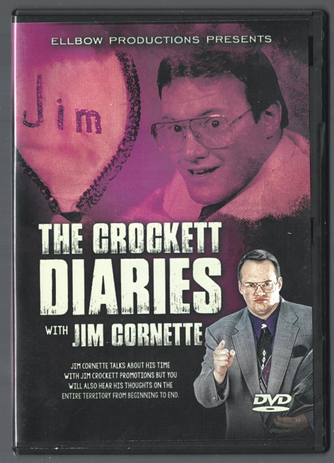 The Crockett Diaries With Jim Cornette DVD Pro Wrestling WWE NWA AEW ROH TNA