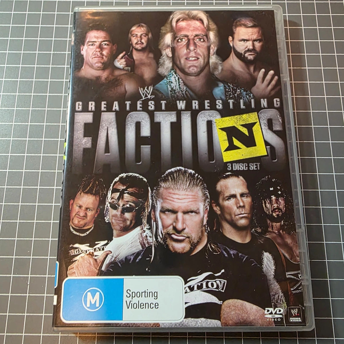 WWE Wrestling's Greatest Factions 3DVD 2014 Region 4 Wrestling Collection DVD