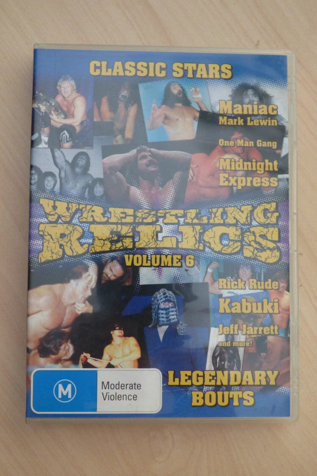 WRESTLING RELICS VOL. 6 DVD Maniac Midnight Express Kabuki Rare