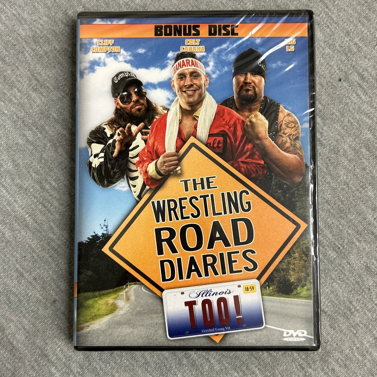 The Wrestling Road Diaries Too (DVD) Colt Cabana Big LG Cliff Compton