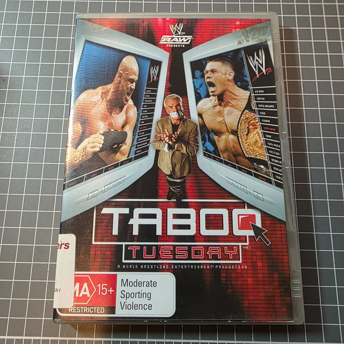 WWE Raw Taboo Tuesday 2005 DVD Wrestling PPV Event Region 4