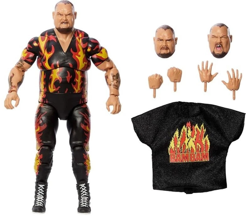 Bam Bam Bigelow Black Card WWE Coliseum Collection Ultimate Edition Action Figure