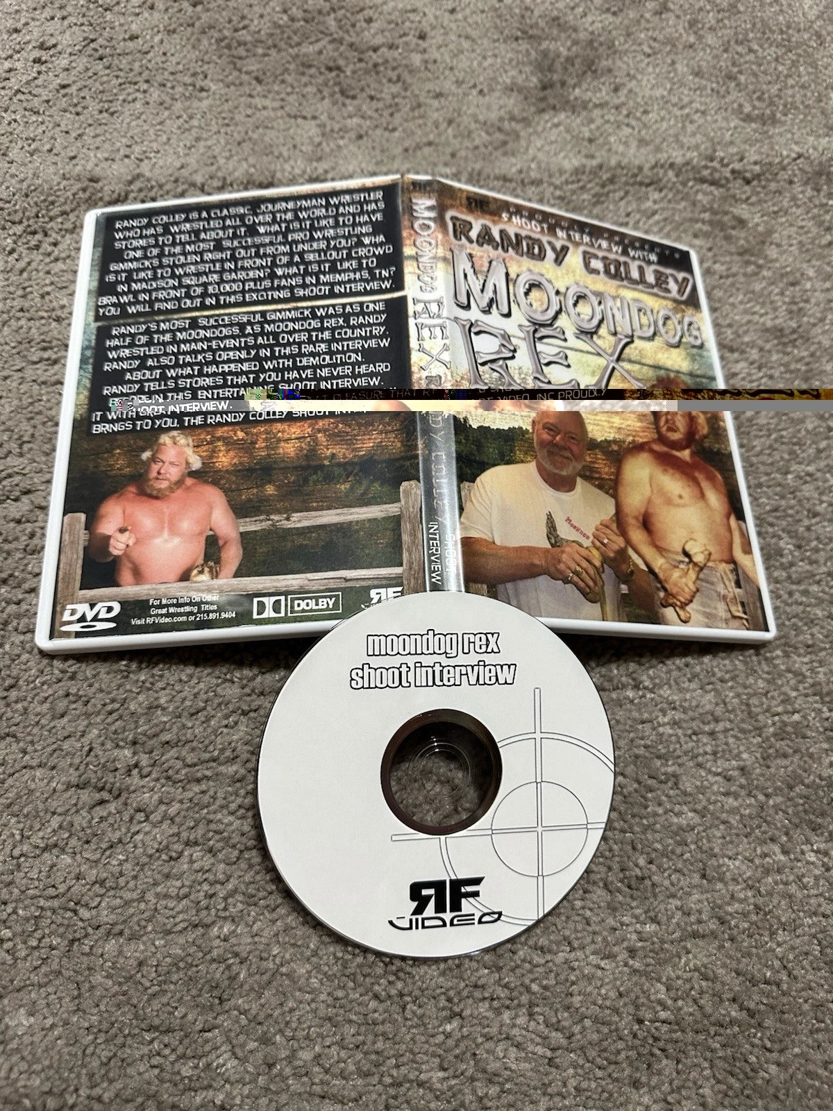 Randy Colley Moondog Rex Shoot Interview DVD Pro Wrestling WWE