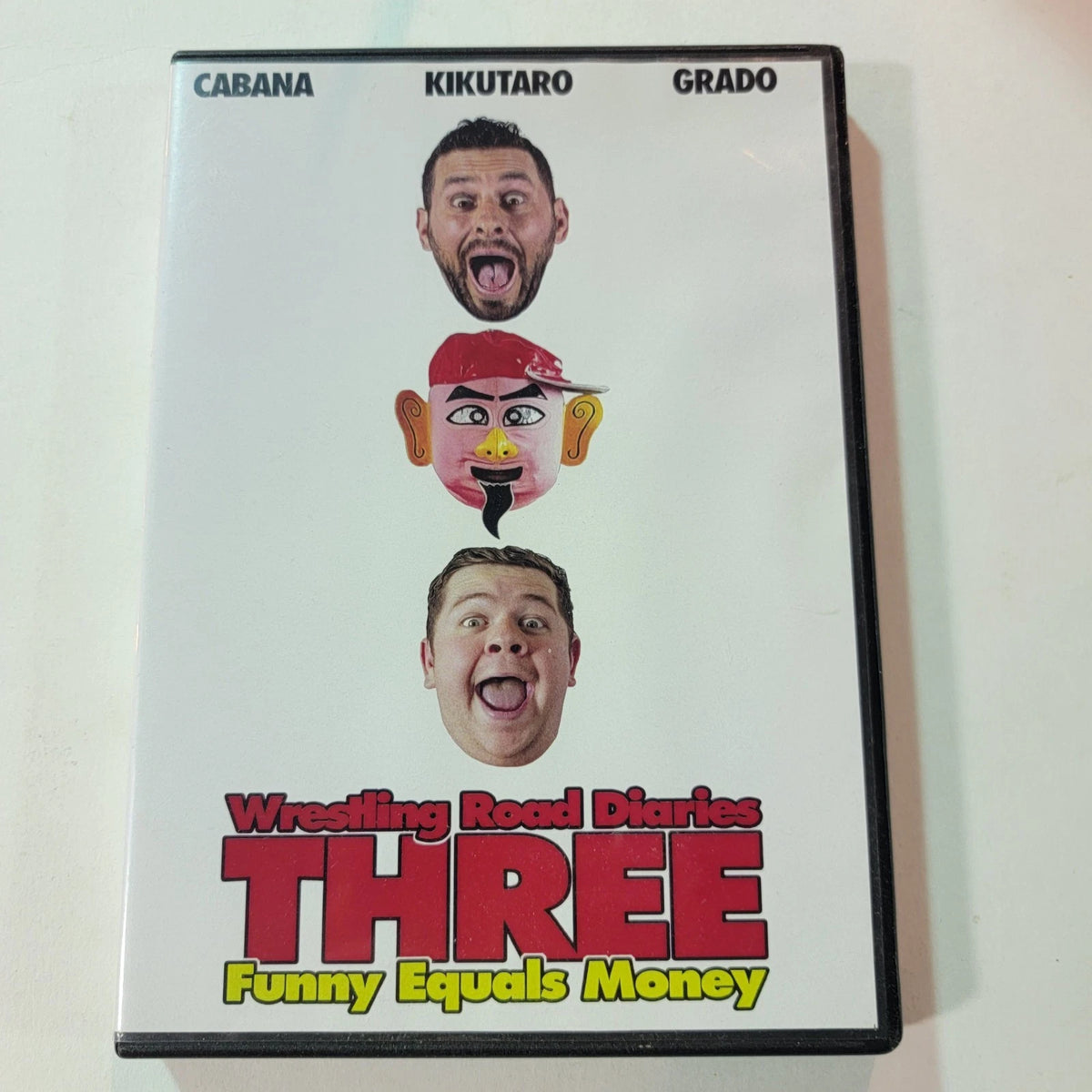 Wrestling Road Diaries Three Funny Equals Money (DVD) Indie Wrestling WWE