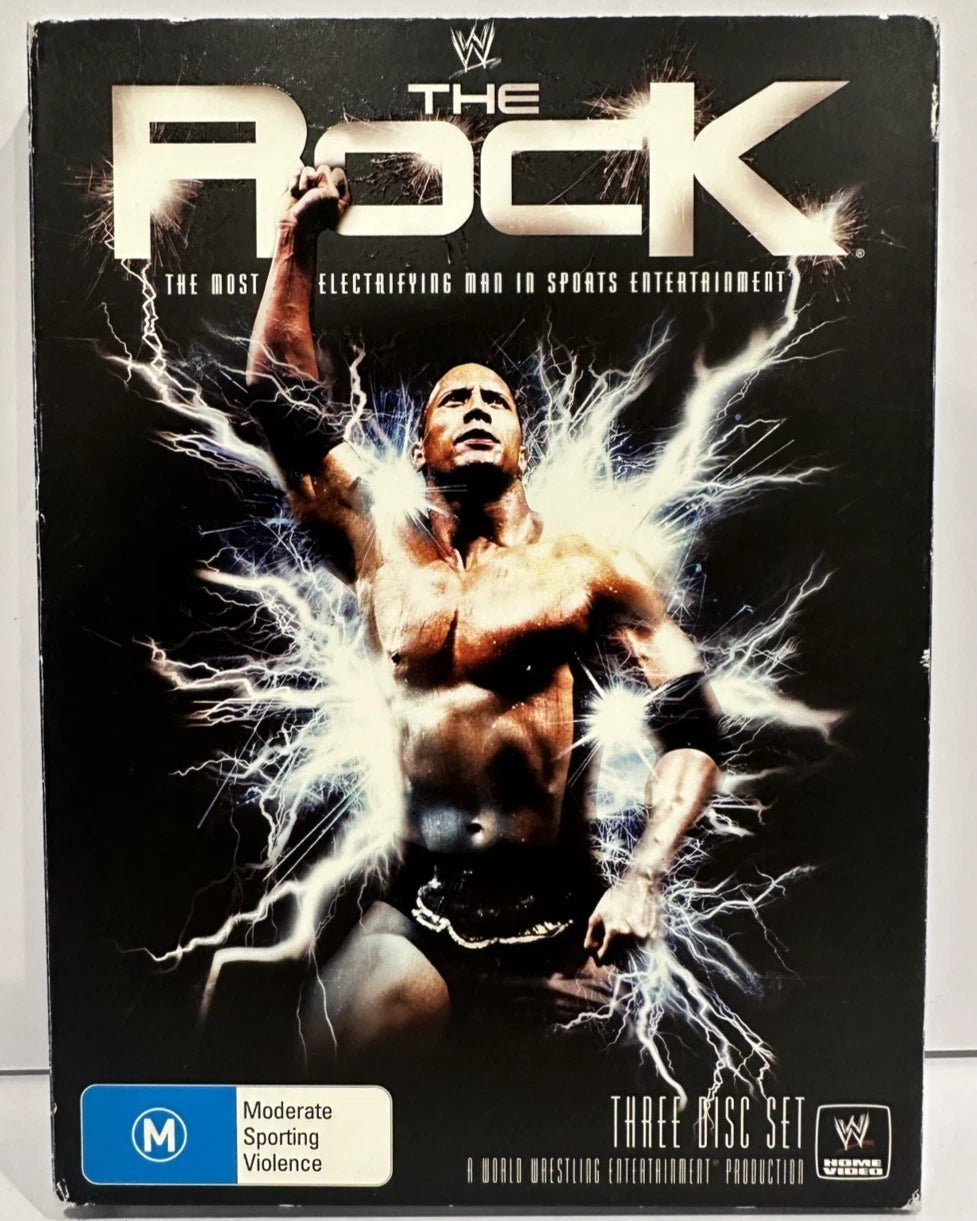 WWE The Rock Most Electrifying Man in Sports Entertainment 3-Disc DVD R4