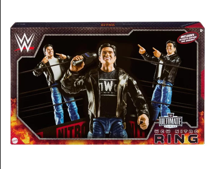 WWE WCW Nitro Ultimate Edition  Scale Ring with Eric Bischoff Ultimate