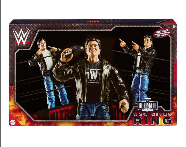 WWE WCW Nitro Ultimate Edition  Scale Ring with Eric Bischoff Ultimate