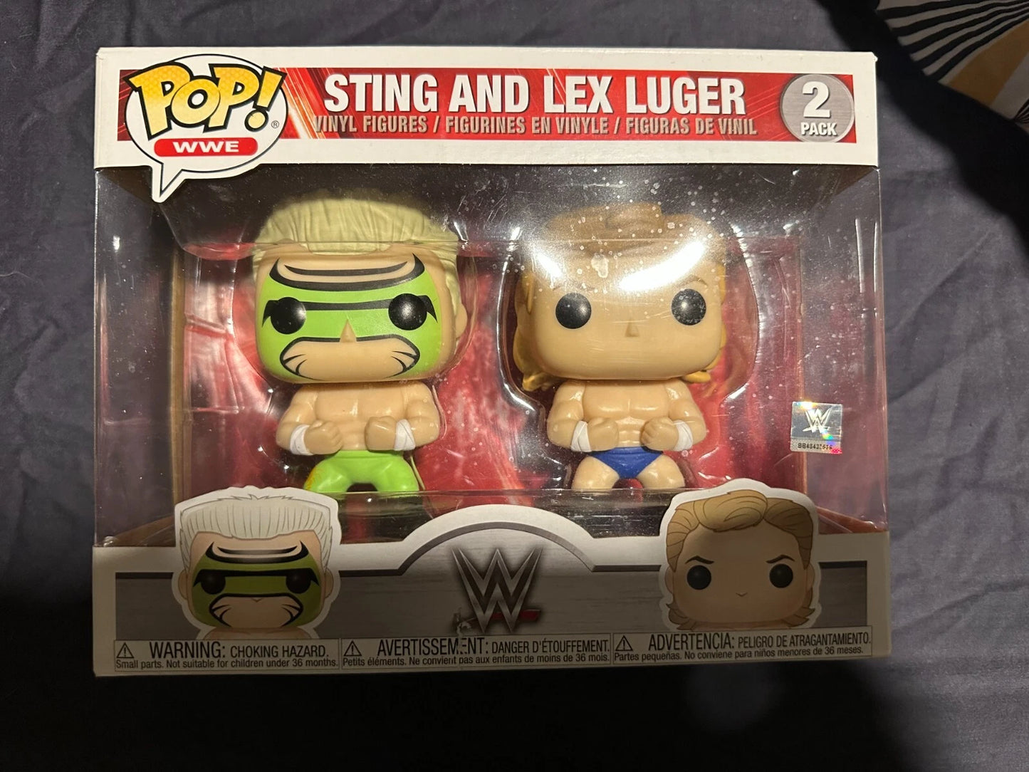 Sting and Lex Luger - WWE Pop Vinyl Collectable Figures