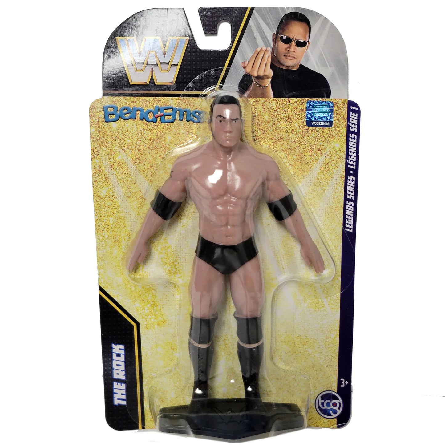 WWE Top Stars Bend Em's Series - Legends Superstars Action Figures