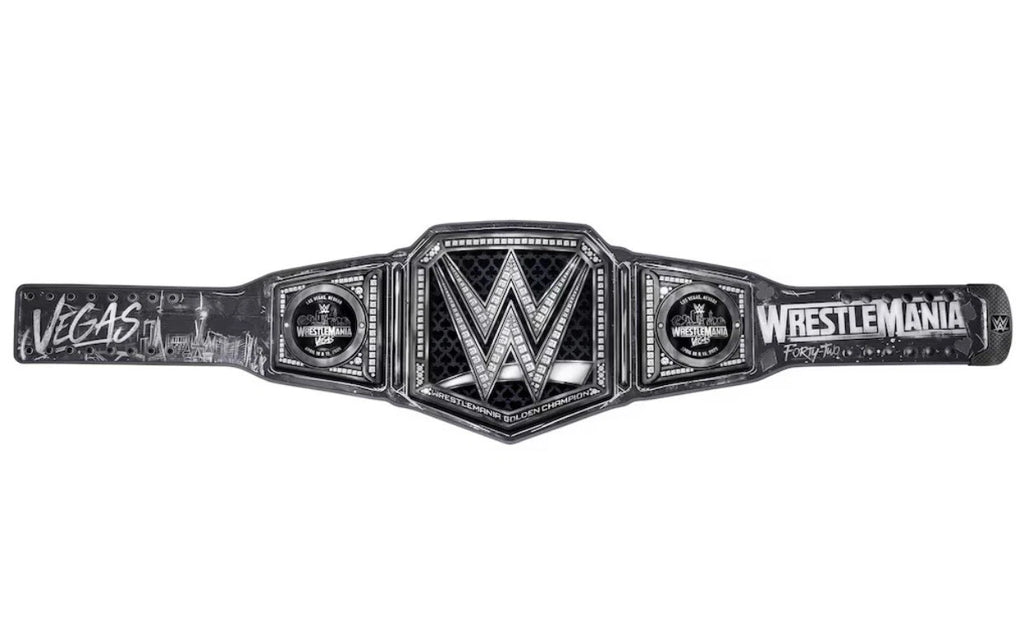 WWE WrestleMania 42 Golden Championship Title Belt LE Las Vegas Authentic