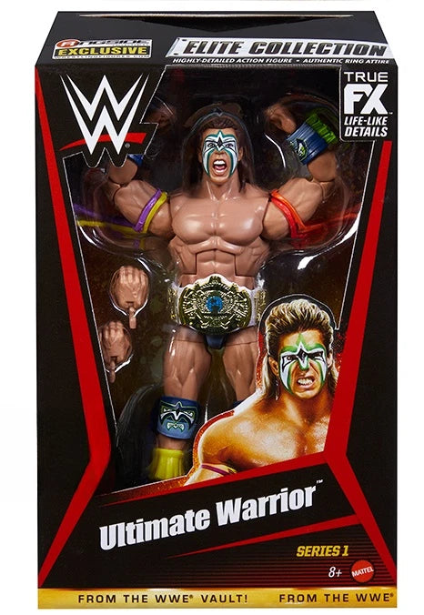 Ultimate Warrior WWE Elite From The Vault Action Figure Series 1 Mattel