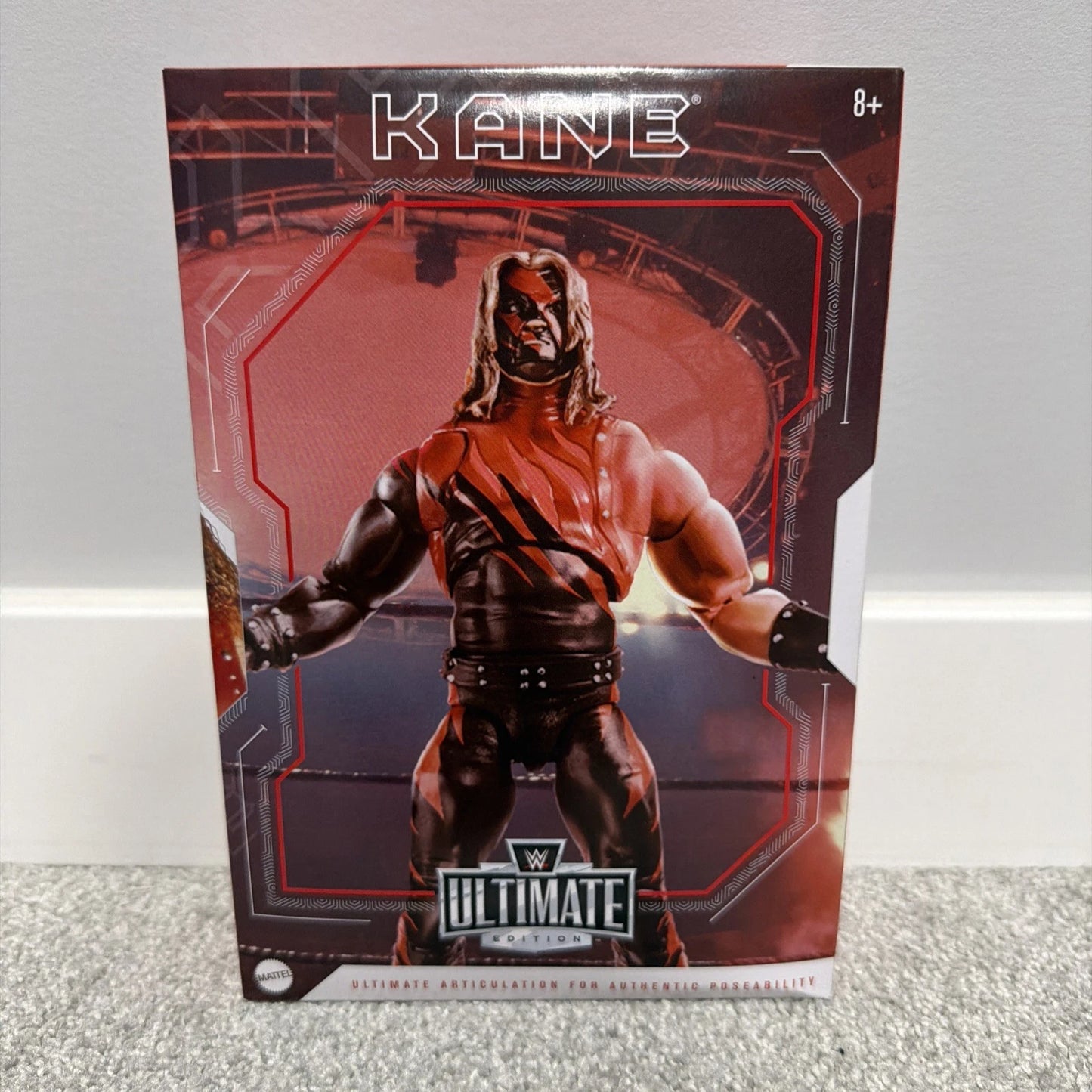 Kane WWE Ultimate Edition Mattel Creations Action Figure Reboxed