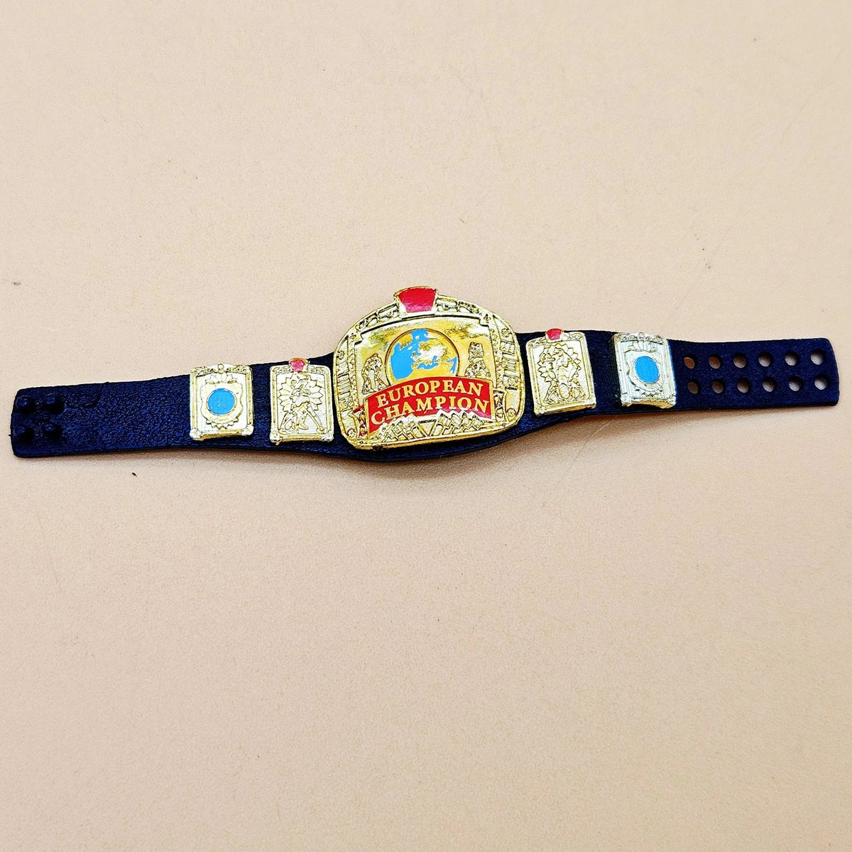 WWE European Championship Classic Action Figure Belt Title Championship Mattel 6