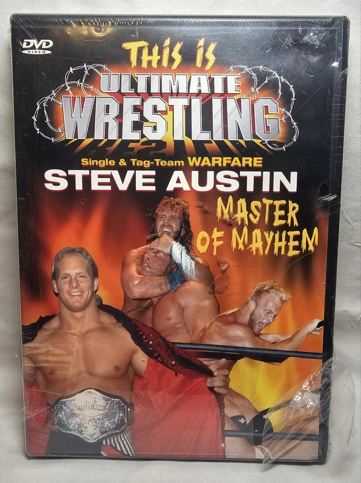 This is Ultimate Wrestling Stone Cold Steve Austin Master Mahem DVD WWE