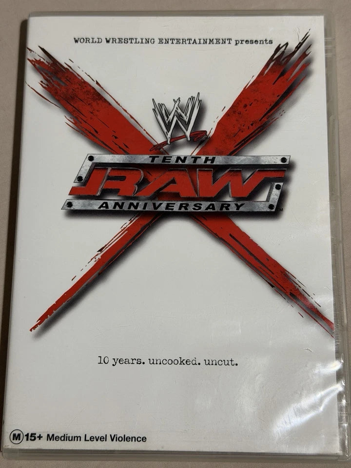 WWE Raw X: Tenth Anniversary (DVD, 2003) Anniversary Edition, Wrestling