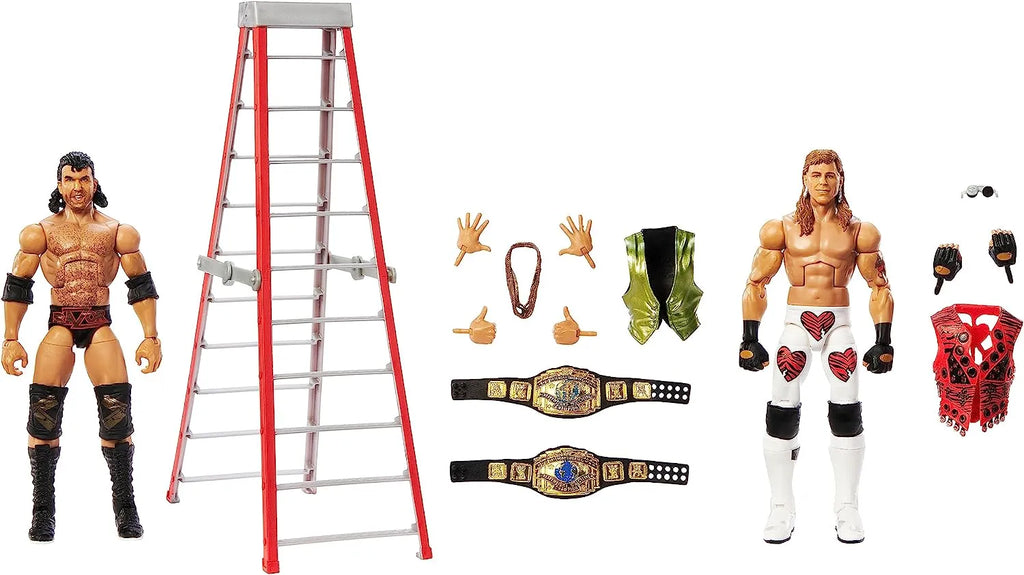Razor Ramon and Shawn Michaels WWE Elite Ladder Match 2 Pack Mattel