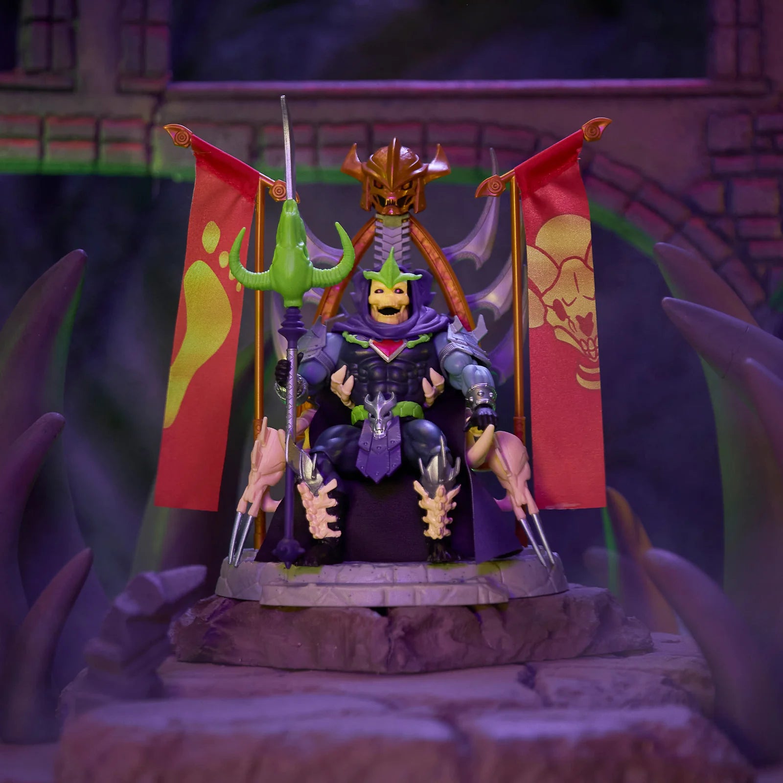 SDCC 2025 Masters of the Universe Turtles of Grayskull Skele-Shredder Figure