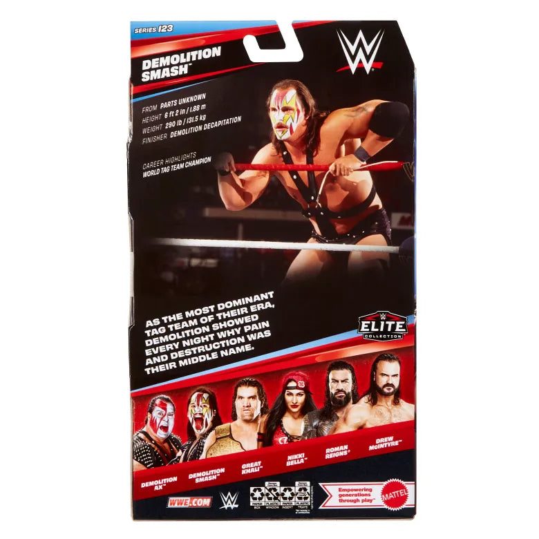 PREORDER Axe and Smash Demolition - WWE Elite 123 Action Figure