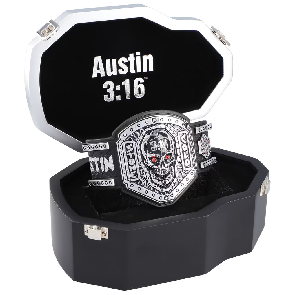 Stone Cold Steve Austin WWE Legacy Championship Collector's Mini Replica Title Belt
