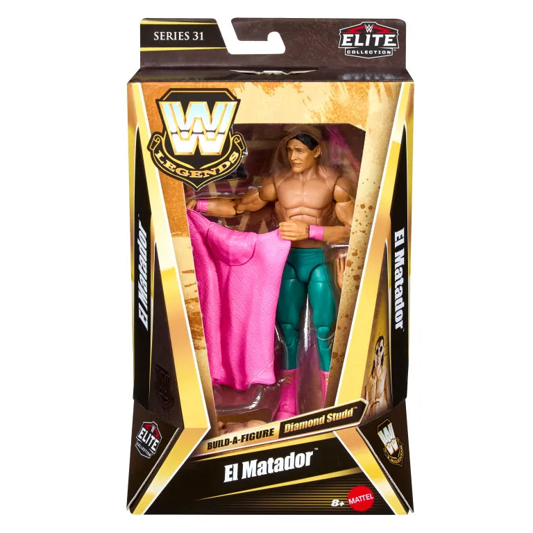 El Matador Tito Santana WWE Elite Legends Series 31 Action Figure Mattel