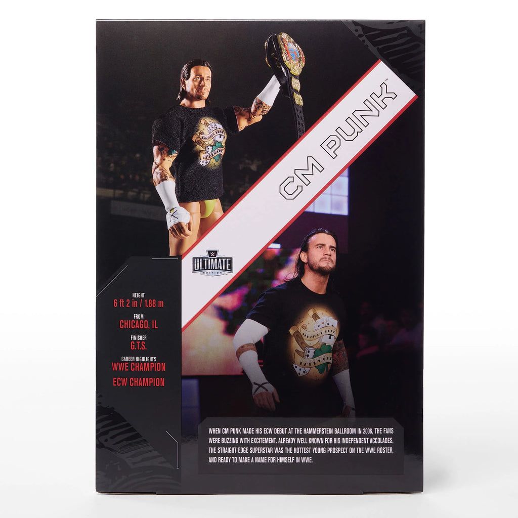Reboxed CM Punk WWE Ultimate Edition Limited Exclusive Action Figure Mattel