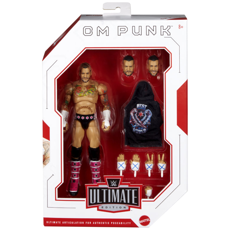 CM Punk WWE Ultimate Edition 27 Action Figure