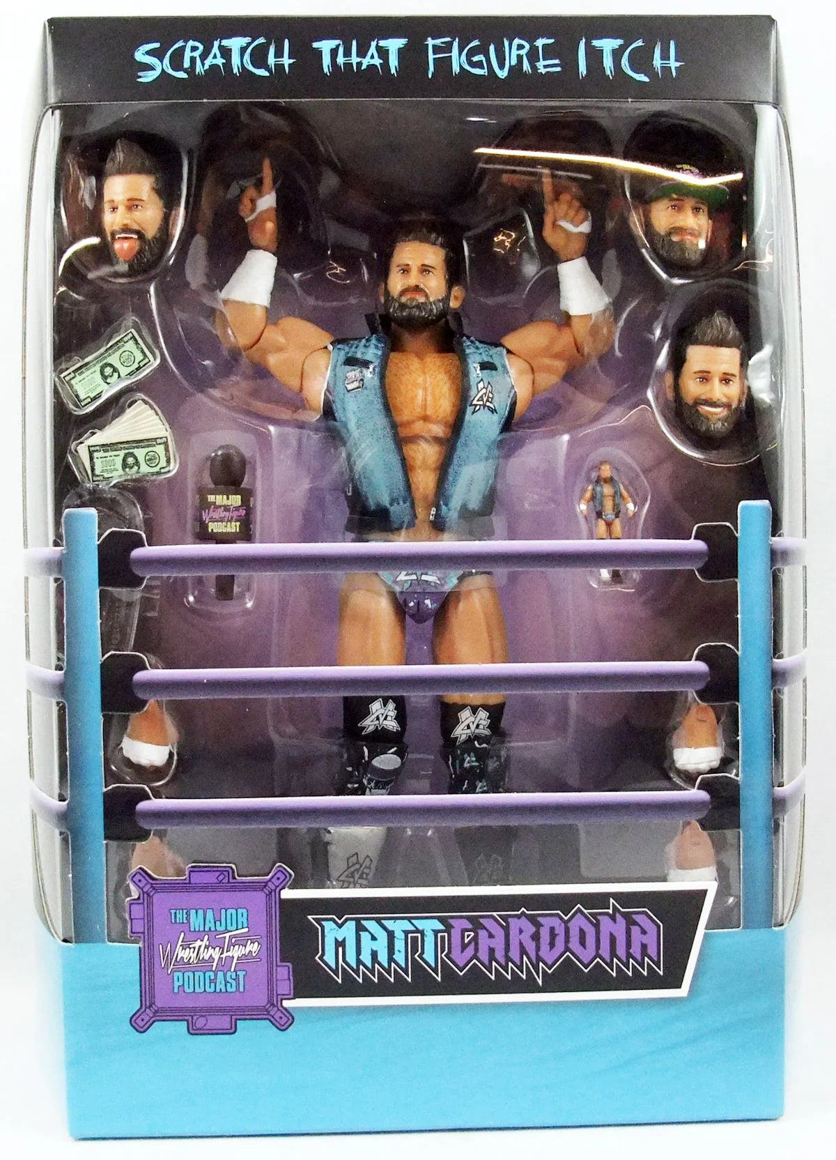 Matt Cardona Zack Ryder Super 7 MWFP WWE Action Figure Ultimate