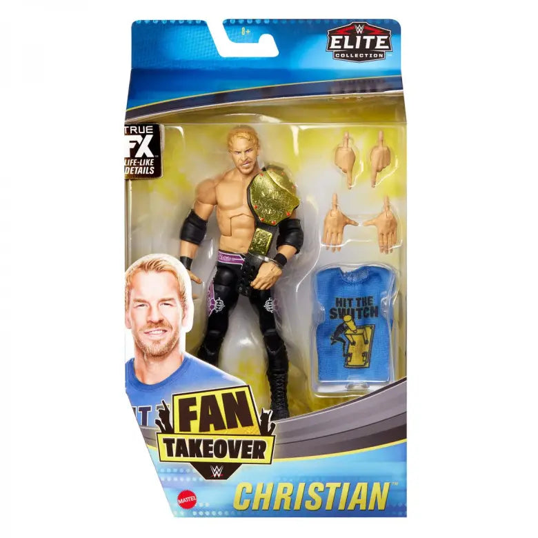 Christian WWE Elite Fan Takeover Action Figure Mattel