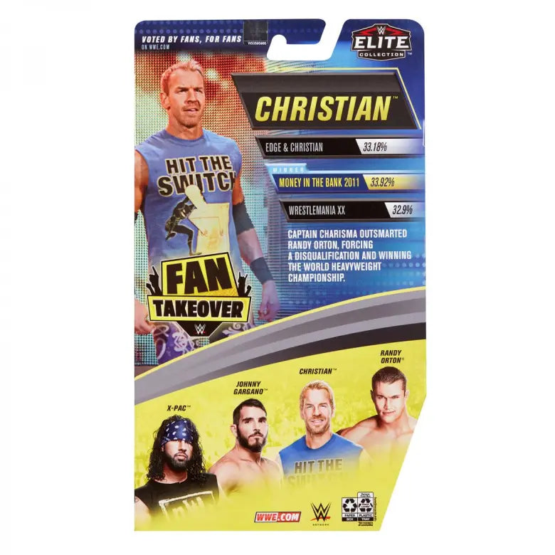 Christian WWE Elite Fan Takeover Action Figure Mattel