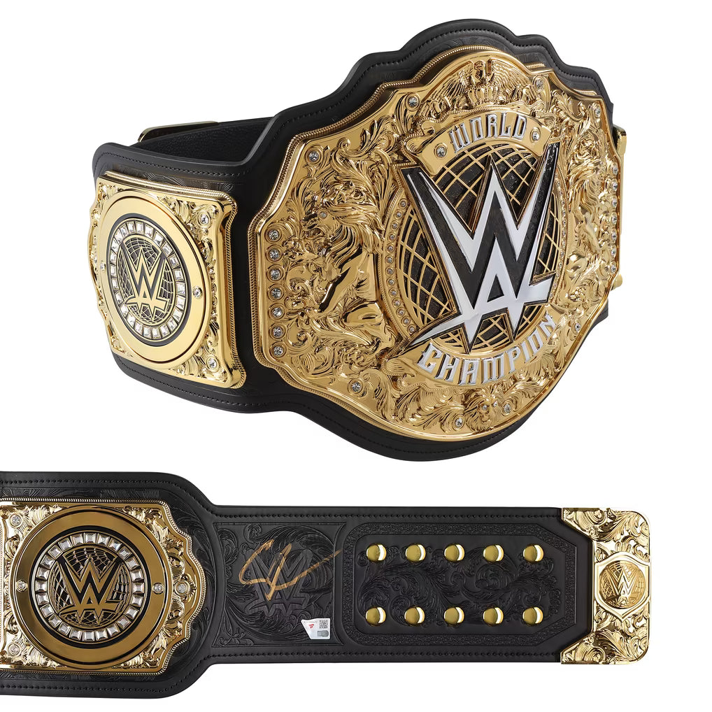 WWE Seth "Freakin" Rollins Autographed World Heavyweight Championship Replica Title Belt Signed